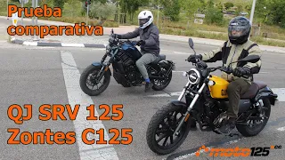 Prueba Comparativa - QJ SRV 125 vs. Zontes C125