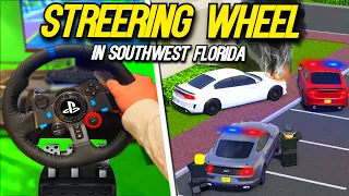 I Played Southwest Florida with a STEERING WHEEL! (Roblox)