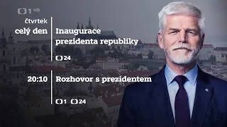 Inaugurace prezidenta republiky a rozhovor s prezidentem – upoutávka ČT
