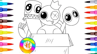 Roblox Rainbow Friends Coloring pages / How to color