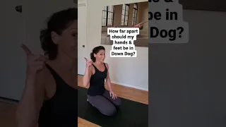 😍This is SO SIMPLE! How To Do Down Dog #downdog #downwarddog #shorts