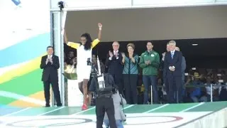 Olympic torch starts journey through Brazil