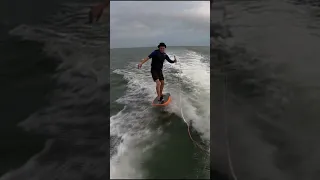 Jet Ski Wake Foil, first attempt