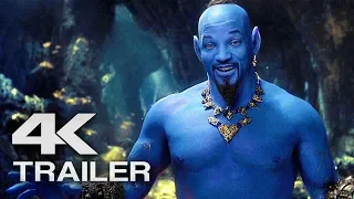 ALADDIN Trailer 2 (4K ULTRA HD) 2019 - Will Smith Genie Disney Movie