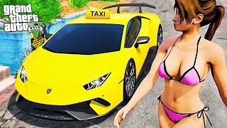 ТАКСИСТ НА LAMBORGHINI HURACAN PERFORMANTE в ГТА 5 ОНЛАЙН! ЦЕПАНУЛ ДЕВУШКУ ОБЗОР МОДА GTA 5 MODS