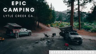 BEST CALIFORNIA CAMPING | Lytle Creek Off-Road Camping | Tacoma Overland Trip