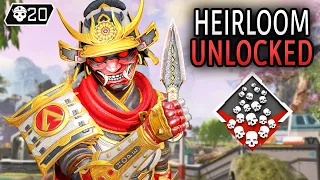 I UNLOCKED NEW WRAITH’S HEIRLOOM AND DROPPED 20 KILLS SOLO (Apex Legends Gameplay Season 16)