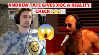 ANDREW TATE GIVES XQC A REALITY CHECK!!! 😱😱😂