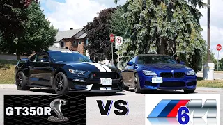 2017 SHELBY GT350R VS BMW M6 GRAN COUPE