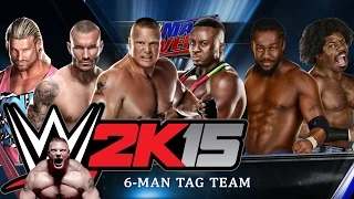 WWE 2K15: Look at My Muscles [6-Man Tag Team Match] - Xbox One Gameplay, Commentary