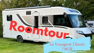 Unsere Roomtour von unserem Wohnmobil Le Voyageur Classic 7.8 GJF