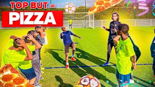 1 TOP BUT = 1 MEGA PIZZA ! DEFI FOOTBALL TECHNIQUE