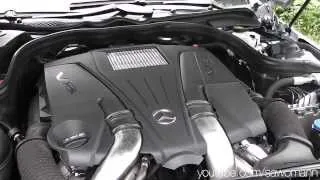 2013 Mercedes-Benz E 500 Limousine 408 HP Launch Control, Engine Rev, Exhaust Sound, Pull Away