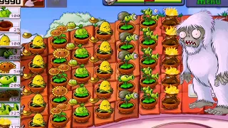 Plants vs Zombies : Adventure Level (2-3) in  ROOF Gameplay FULL HD 1080p 60hz