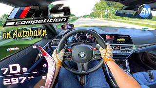 BMW M4 Competition | 0-300 km/h on unlimited Autobahn🏁 | by Automann in 4K