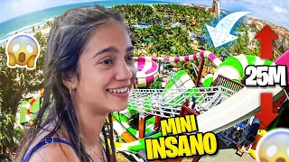 DESCI 25 METROS EM MENOS DE 3 SEGUNDOS!! PARQUE AQUÁTICO BEACH PARK - MILA FLORÊNCIO