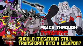 Should Megatron still transform into a handheld weapon?