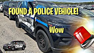 Copart Walk around Long island Police SUV Crazy and much More!Honda Audi S5 Mercedes Tesla!