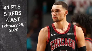 Zach Lavine 41 PTS 5 REBS 4 AST | Bulls vs Thunder | Full Highlights 2/25/2020