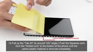 TAURI Note 20 Screen protector + Camera lens protector installation video