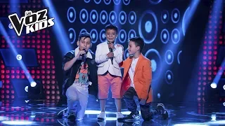 Juanse, Robert y David Tarapues cantan Traicionera | La Voz Kids Colombia 2018