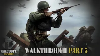 Call of Duty WWII | Walkthrough part 5 | Mission 5: LIBERATION | No commentary | PC 720p