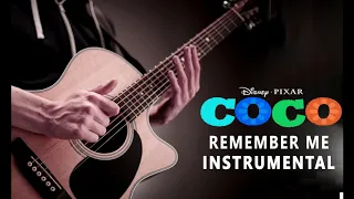 Coco - Remember Me - Lullaby (Instrumental Guitar Cover) Karaoke