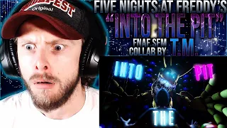 Vapor Reacts #1149 | [FNAF SFM] FNAF SONG COLLAB ANIMATION "Into the Pit" by T . m . REACTION!!