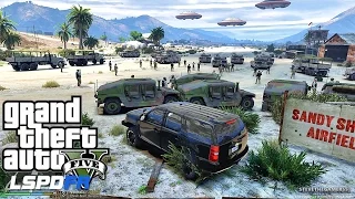 LSPDFR - MILITARY PATROL - UFO (GTA 5 PC POLICE MODS)