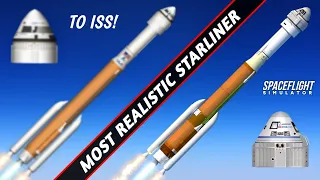 Atlas V Boeing Starliner Launch To ISS in Spaceflight Simulator | 2.0 Update