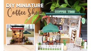 DIY MINIATURE COFFEE SHOP | Doll Shop