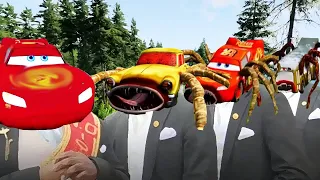 Lightning McQueen Eater vs Bus Eater - Coffin Dance Song (Cover) | Part 35