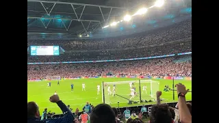 Italia - Inghilterra EURO 2020 Finale, Gol di Bonucci curva Italiana.