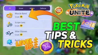 How to Upgrade Held item Faster in Pokemon unite! Best tips and tricks