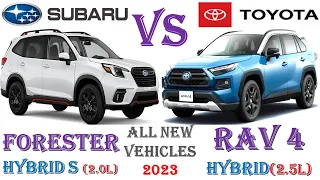 ALL NEW Subaru FORESTER (Hybrid S) Vs ALL NEW Toyota RAV 4(Hybrid) | Which one is better ?