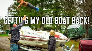 Getting my Family’s Old Boat Back! Venison Burgers & Transporting One Boat with Two Trailers