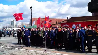 Передача копии Знамени Победы