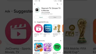 How to Install Peacock Tv App on Google Play Store #shorts