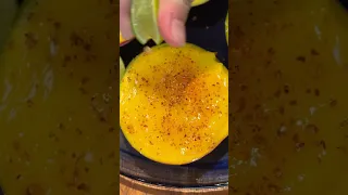 3 Ingredient Mango Sorbet - ULTIMATE summer vibes 🥭🔥🌶️ recipe linked in comments