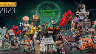 Our 2023 Lemax Spooky Town from Michaels