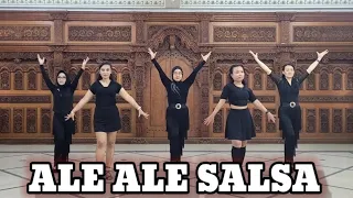 ALE ALE SALSA  - line dance demo by Quick Five