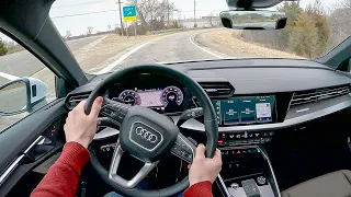 2022 Audi A3 40 - POV Test Drive (Binaural Audio)