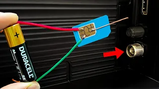 Insert Sim Card Into The TV and Watch All Channels In The World || Antenna Booster