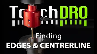 How to Find Edges or Centerline of a Part with a DRO the quick and easy way.