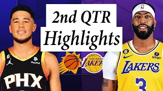 Phoenix Suns vs. Los Angeles Lakers Full Highlights 2nd QTR | Mar 22 | 2022-2023 NBA Season