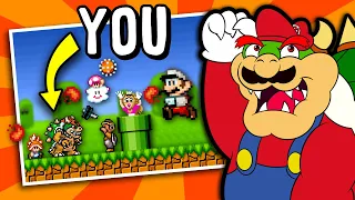 Super Mario Bros., but you are Bowser?! - Enemies are Mario characters!