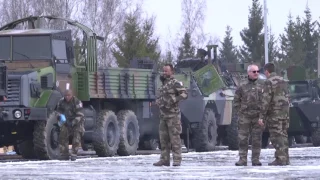 French Military Kit Arrives in Tapa, Estonia