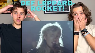 Twins React To Def Leppard- Rocket!!!