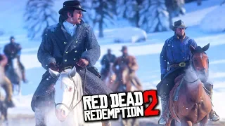 ПОДГОТОВКА К ОГРАБЛЕНИЮ! ПОГОНЯ НА ЛОШАДЯХ - ПРОХОЖДЕНИЕ Red Dead Redemption 2