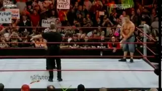 Raw John Cena vs Mr Mcmahon Part 1